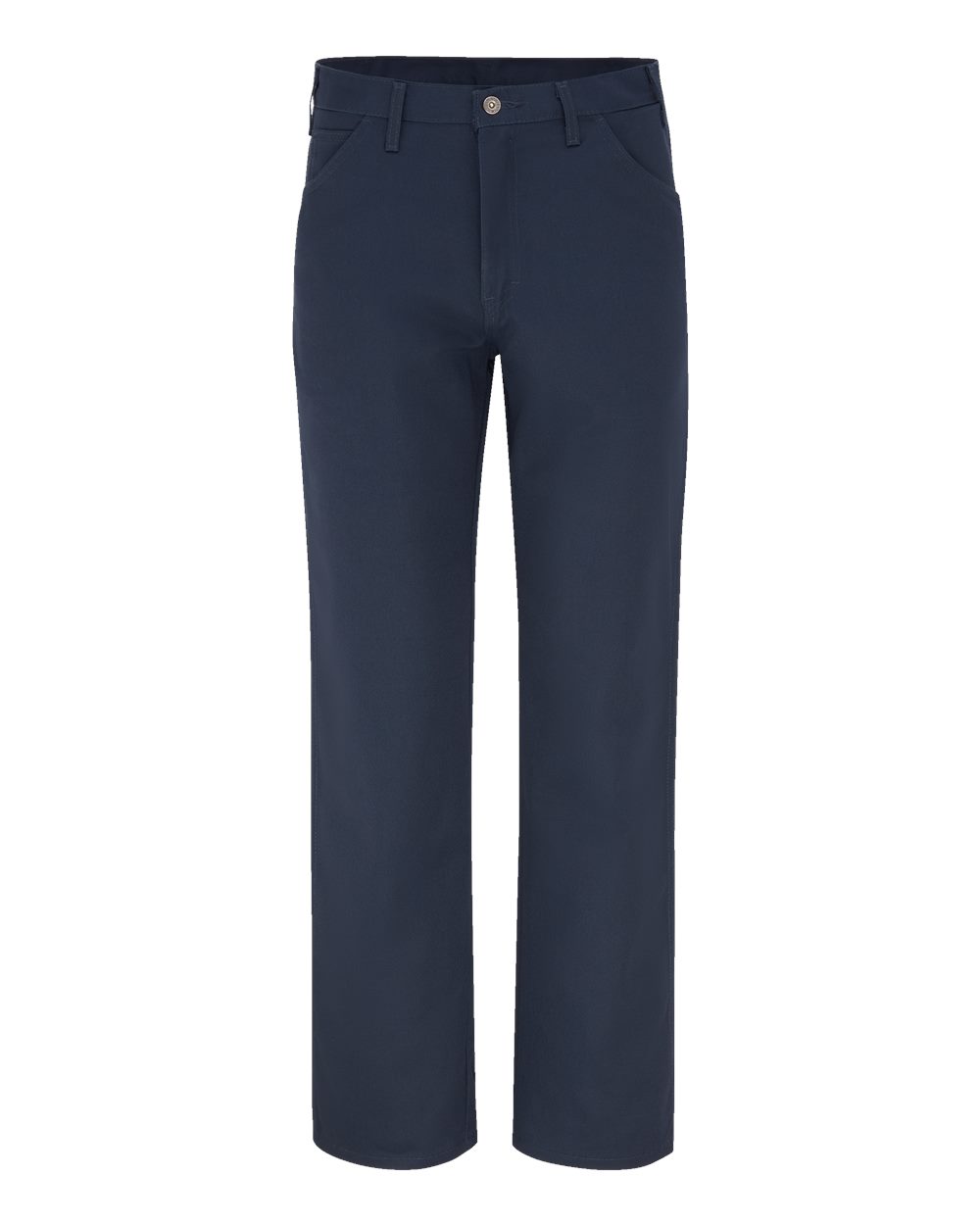 Front View of Dark Navy - 34I Rugged Twill Pants - Odd Sizes - C798ODD