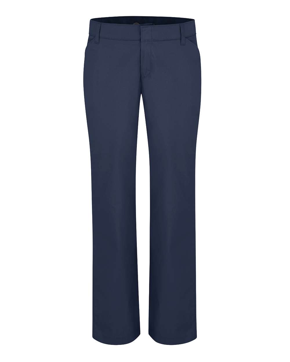 Front View of Dark Navy - 34I Women's Stretch Twill Pants - FP31