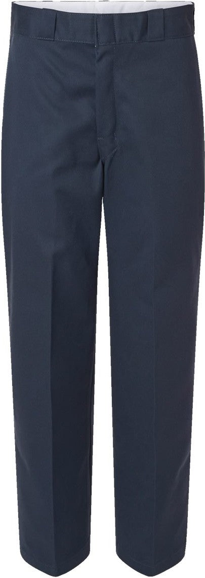 Front View of Dark Navy - 36I Industrial 874® Work Pants - P874