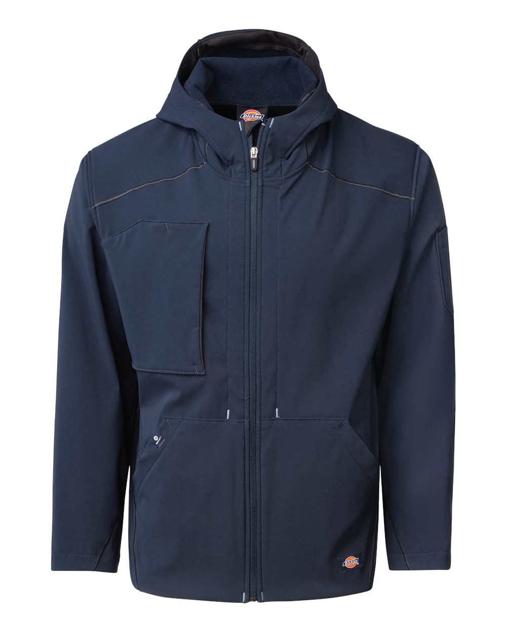 Front View of Dark Navy Protect Hooded Jacket - PH10