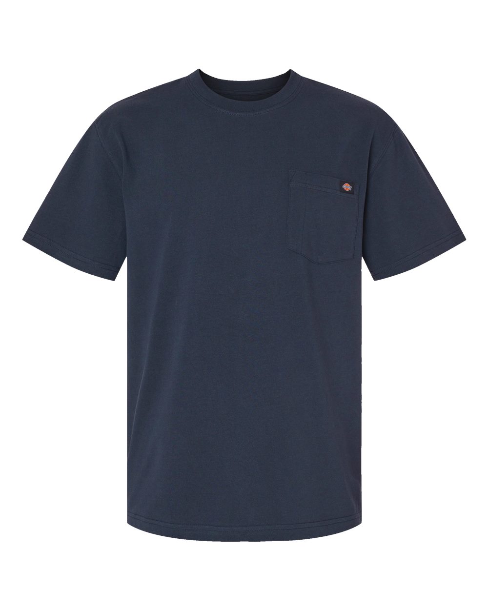 Front View of Dark Navy Traditional Heavyweight T-Shirt - Tall Sizes - WS50-DT