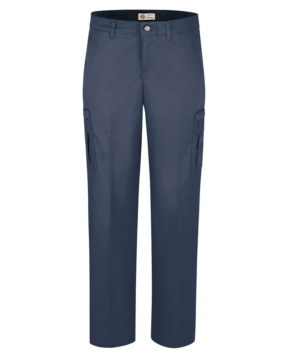 Front View of Dark Navy Women's Premium Cargo Pants - FW72