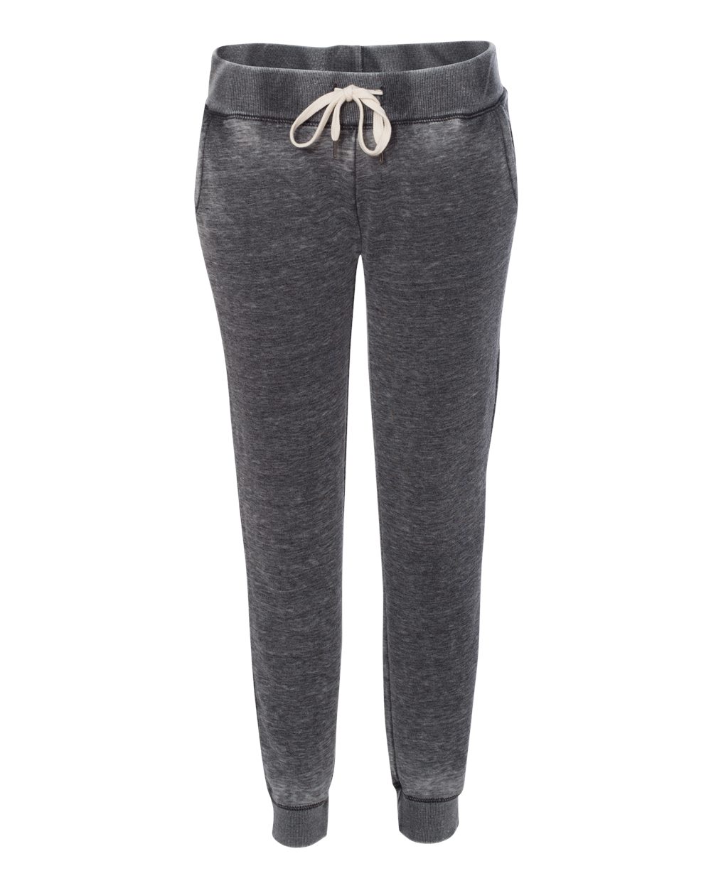 Front View of Dark Smoke Women’s Vintage Zen Fleece Joggers - 8944