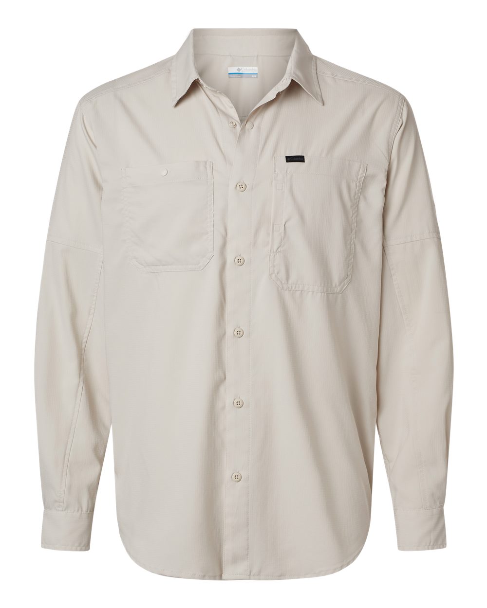 Front View of Dark Stone Silver Ridge™ Utility Lite Long Sleeve Shirt - 201293
