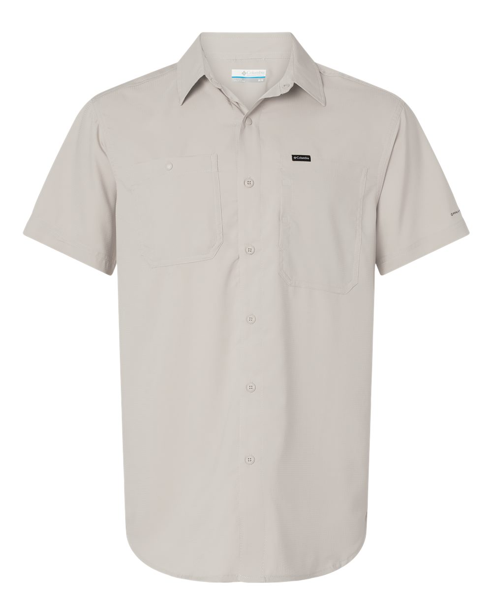 Front View of Dark Stone Silver Ridge™ Utility Lite Short Sleeve Shirt - 203072