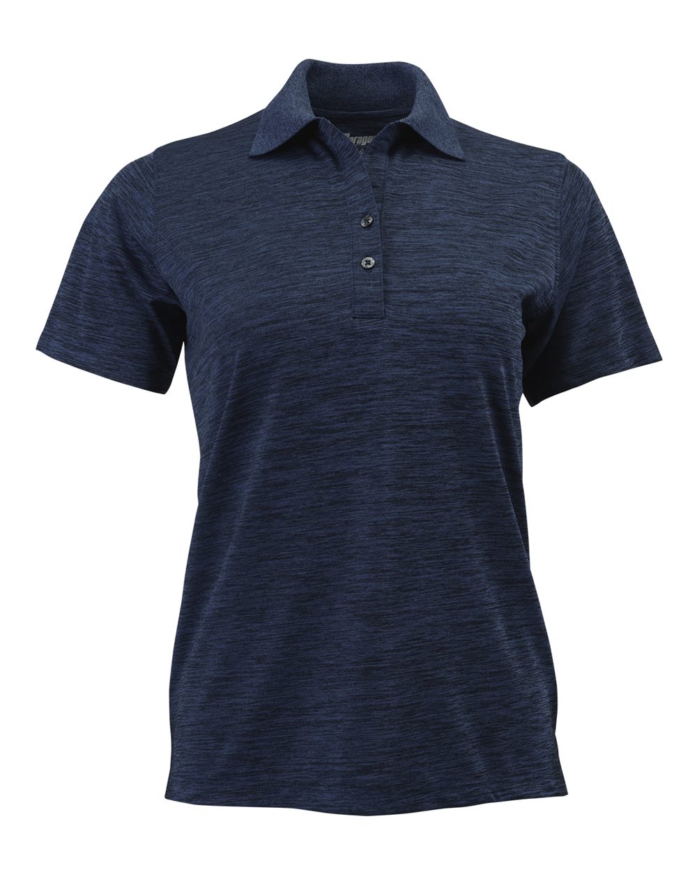 Deep Blue Heather Women's Dakota Striated Heather Polo - 131