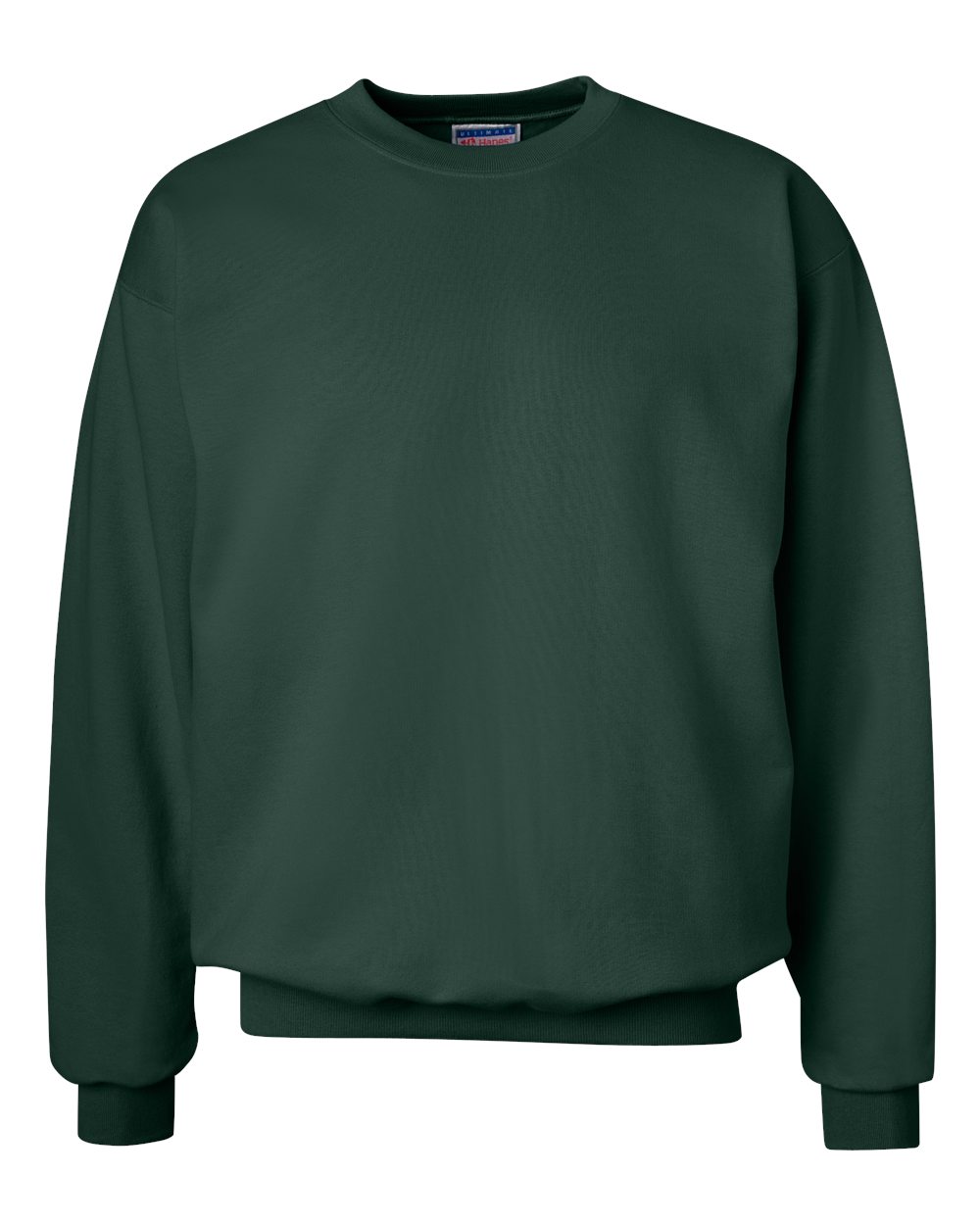 Front View of Deep Forest Ultimate Cotton® Crewneck Sweatshirt - F260