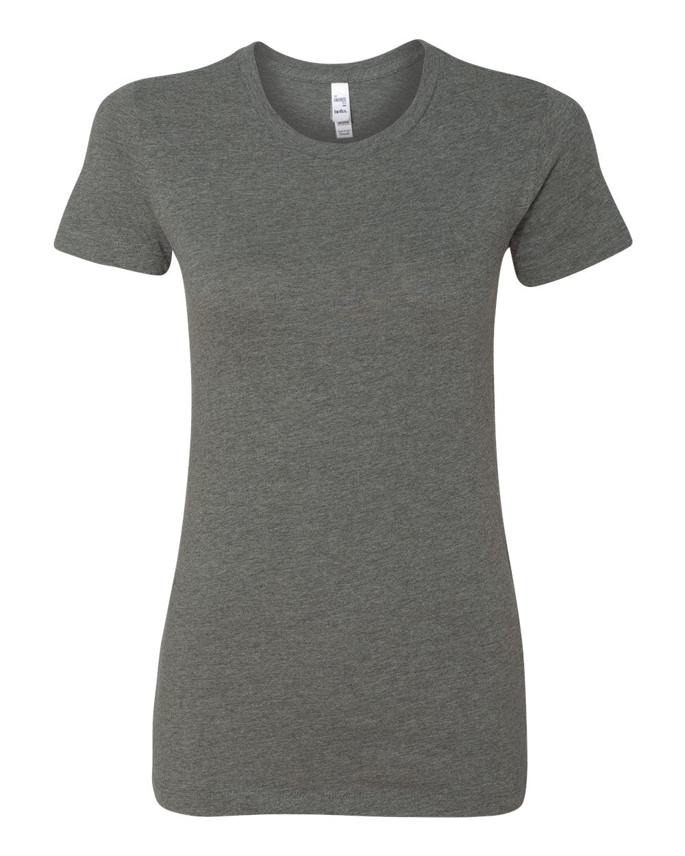 Front View of Deep Heather Women's Slim Fit Tee - 6004