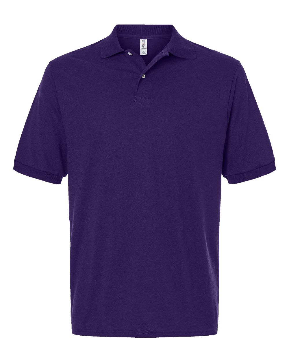 Front View of Deep Purple Dri-Power® Polo - 437R