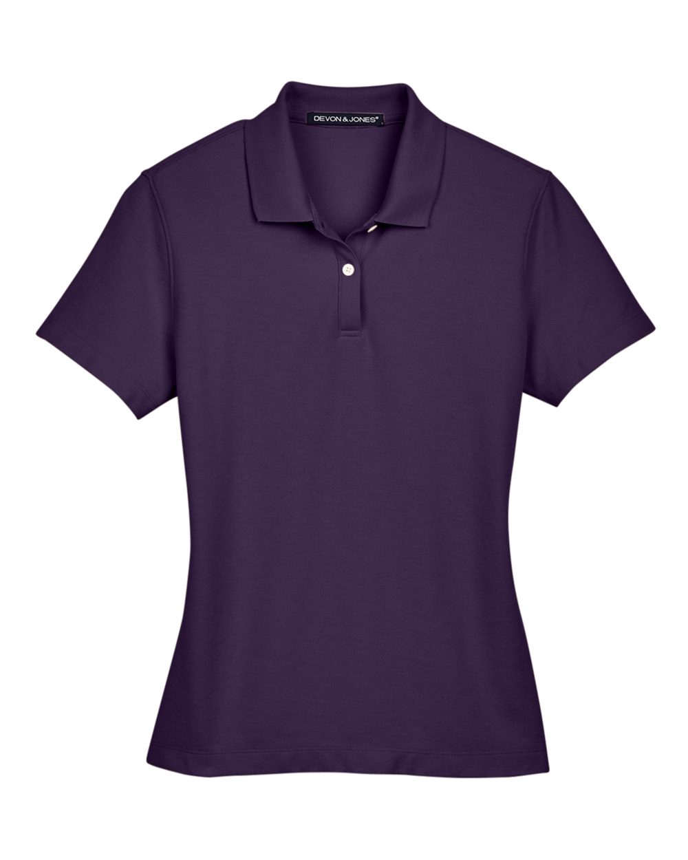 Front View of Deep Purple Women's DRYTEC20™ Performance Polo - DG150W