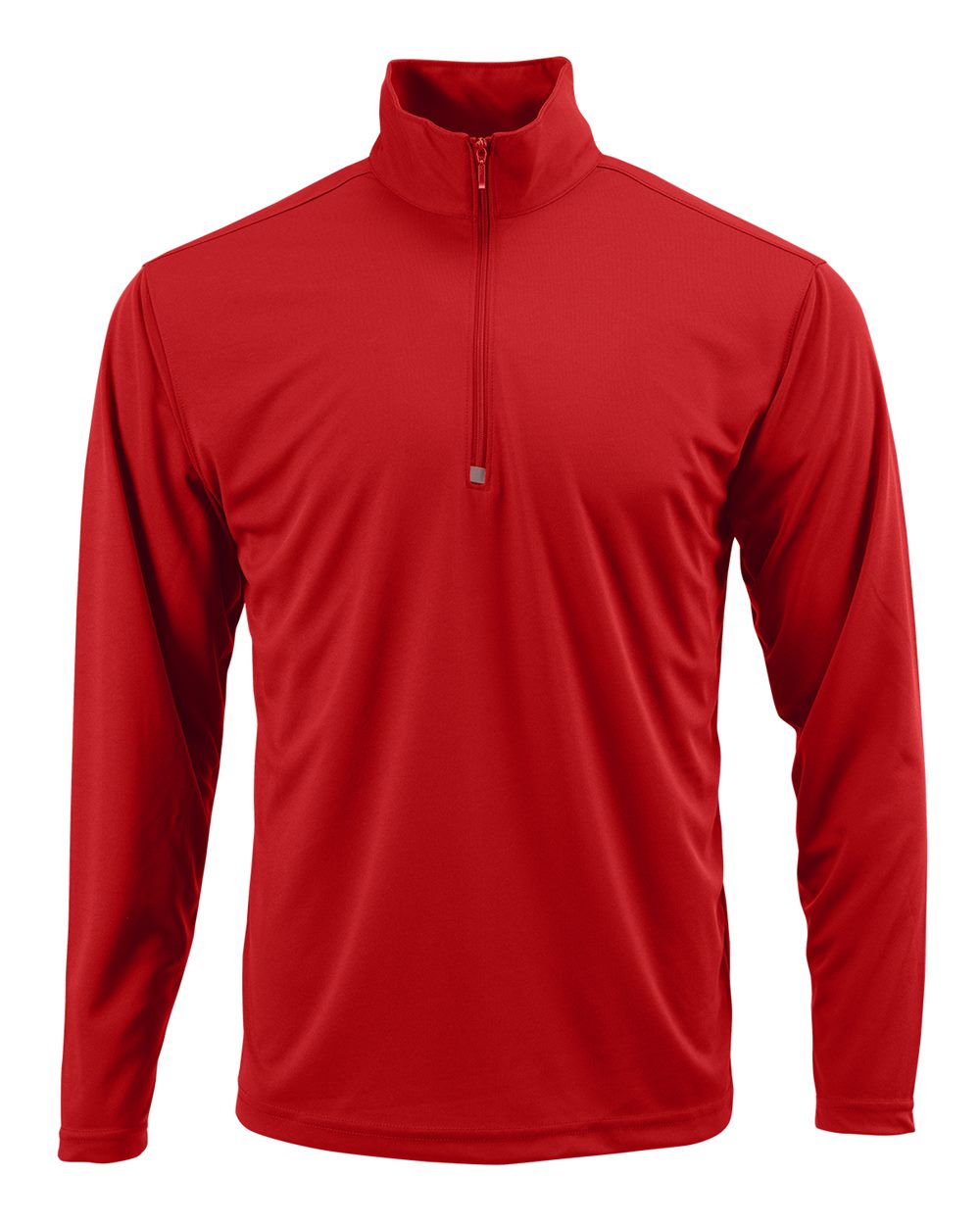 Deep Red Malibu Performance Quarter-Zip Pullover - 350