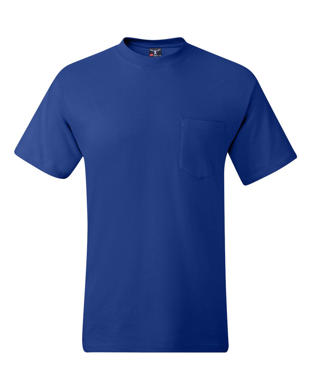 Deep Royal Beefy-T® Pocket T-Shirt - 5190