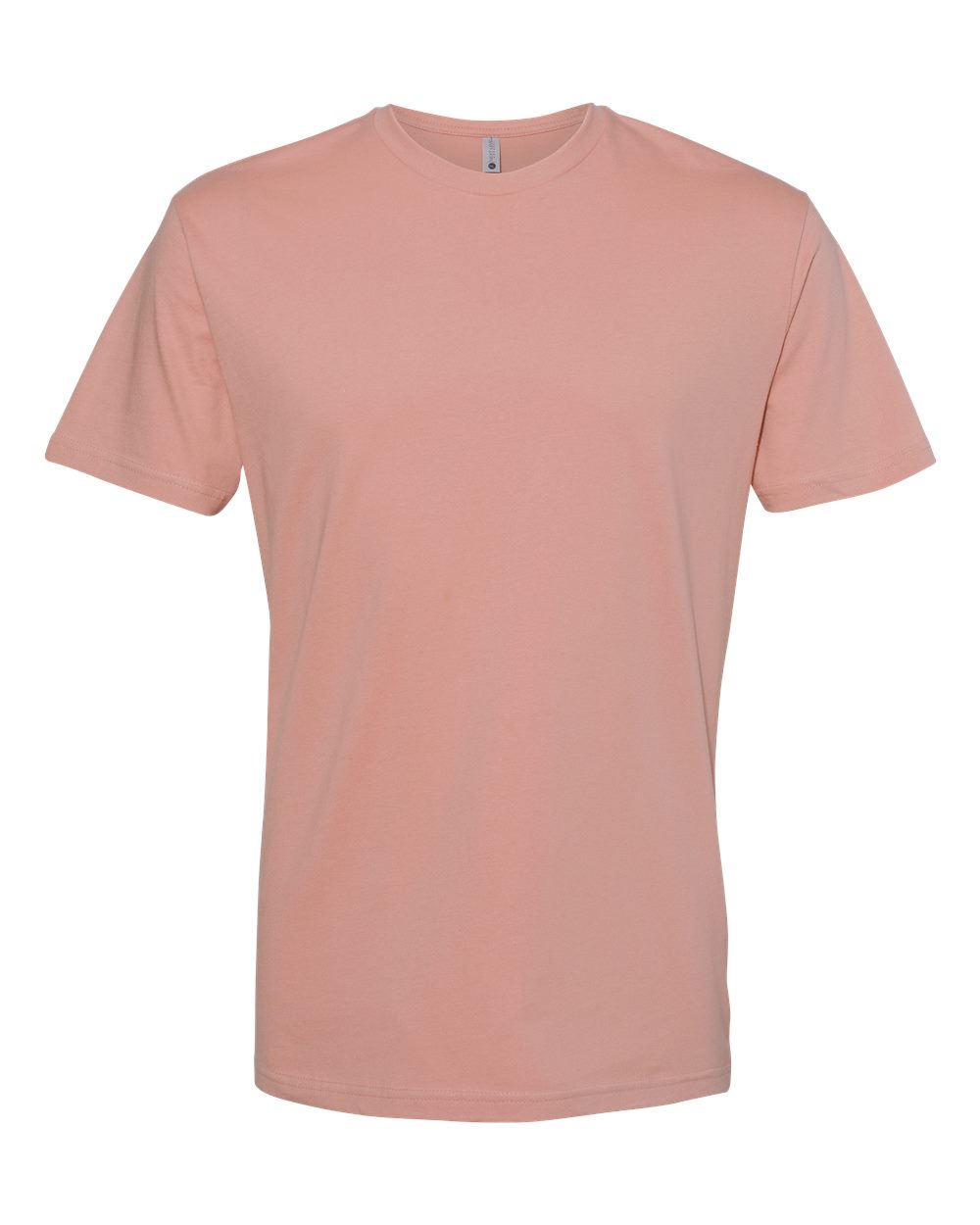 Front View of Desert Pink Cotton T-Shirt - 3600