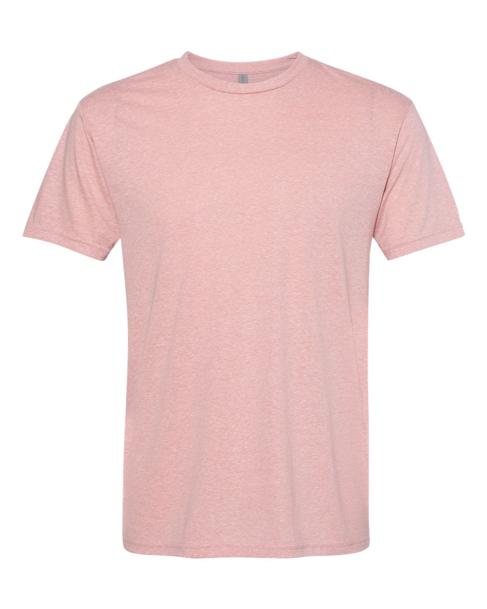 Front View of Desert Pink Triblend T-Shirt - 6010