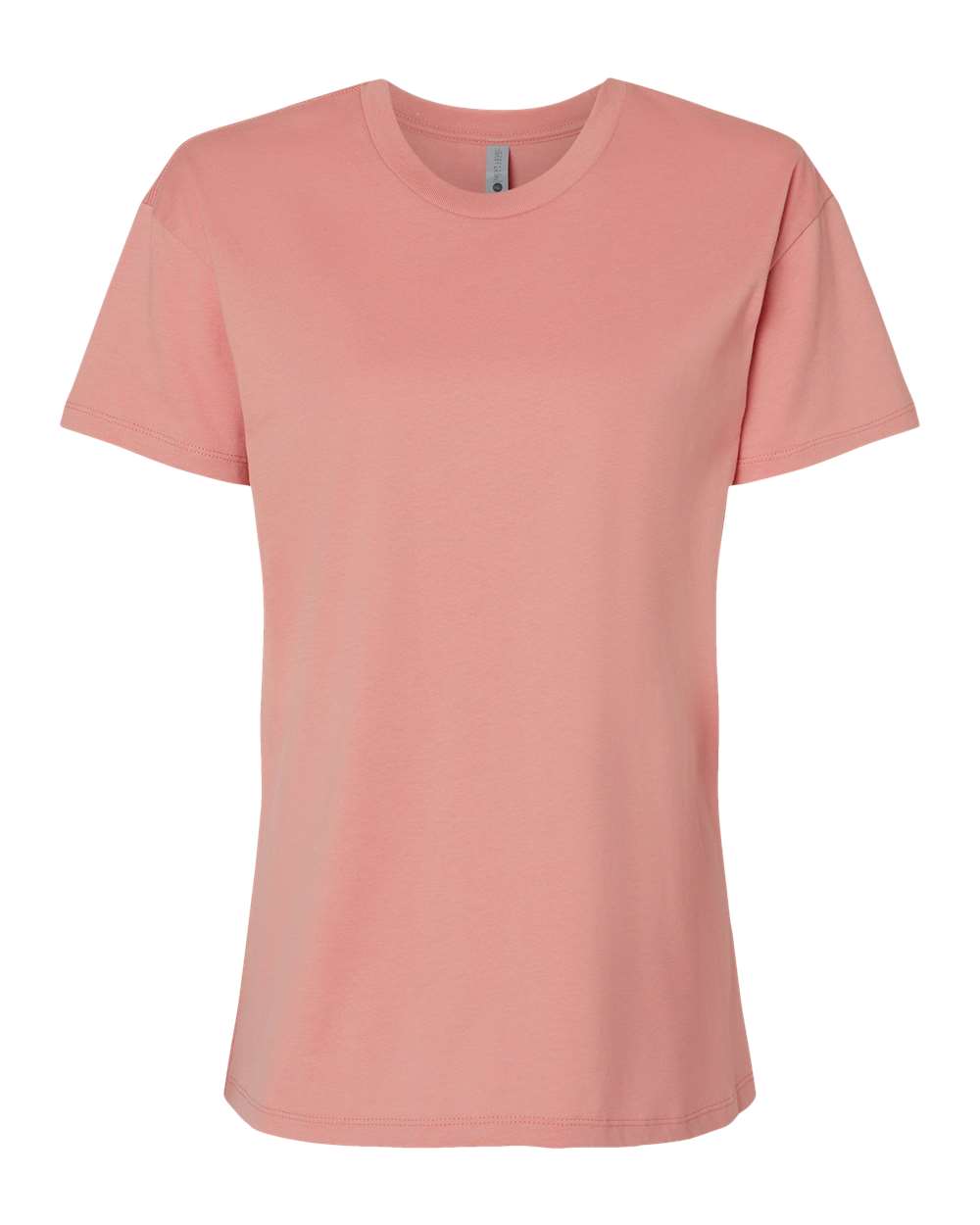 Front View of Desert Pink Women's Cotton Relaxed T-Shirt - 3910