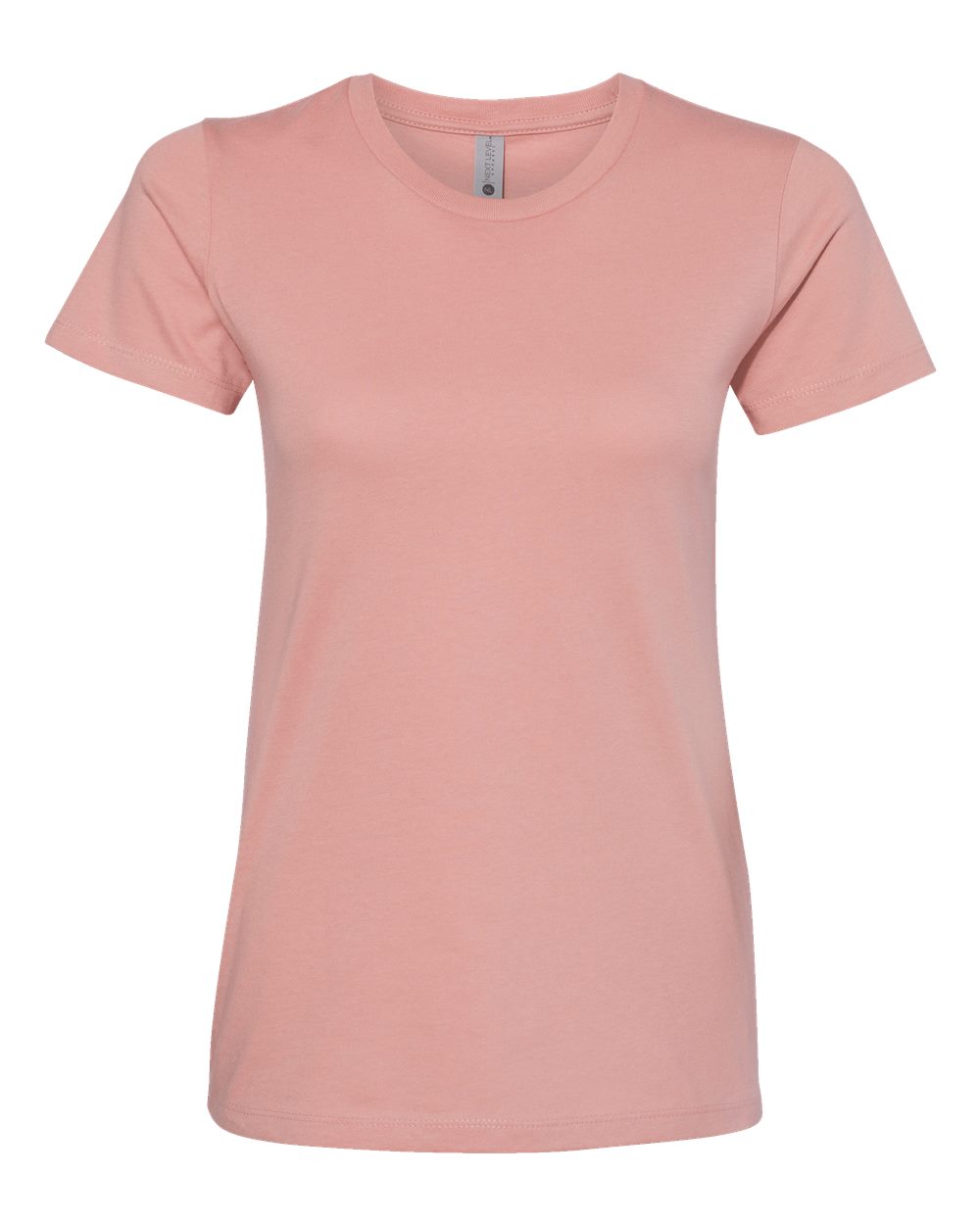 Front View of Desert Pink Women’s Cotton T-Shirt - 3900