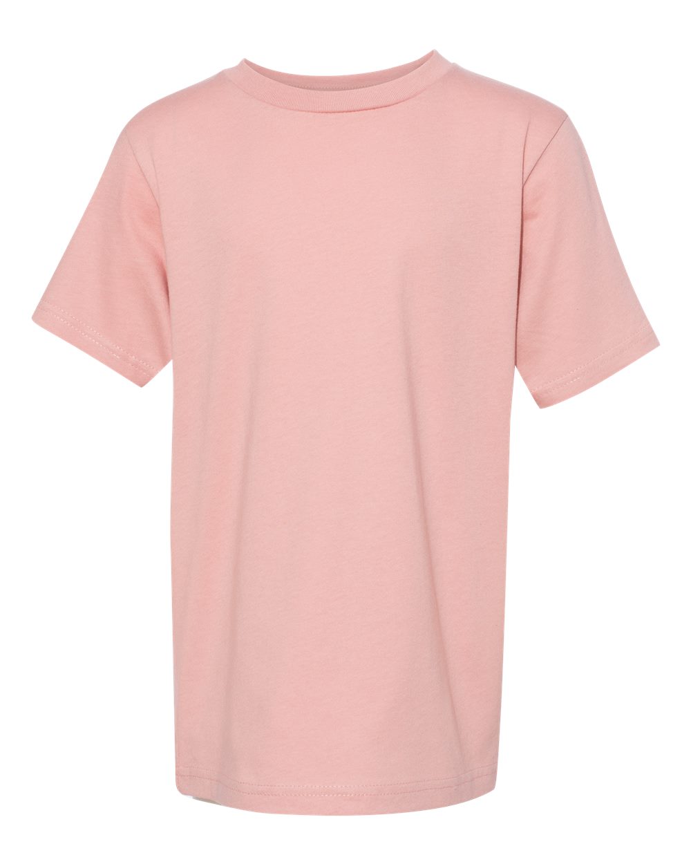 Front View of Desert Pink Youth Cotton T-Shirt - 3310