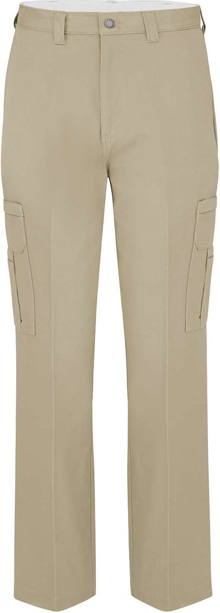 Front View of Desert Sand - 30I Industrial Cotton Cargo Pants - LP39