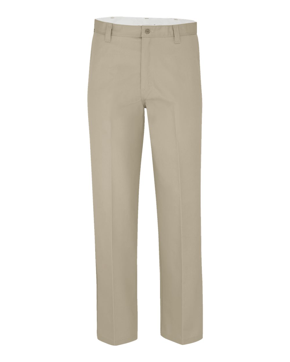Front View of Desert Sand - 30I Industrial Flat Front Pants - Extended Sizes - LP92EXT
