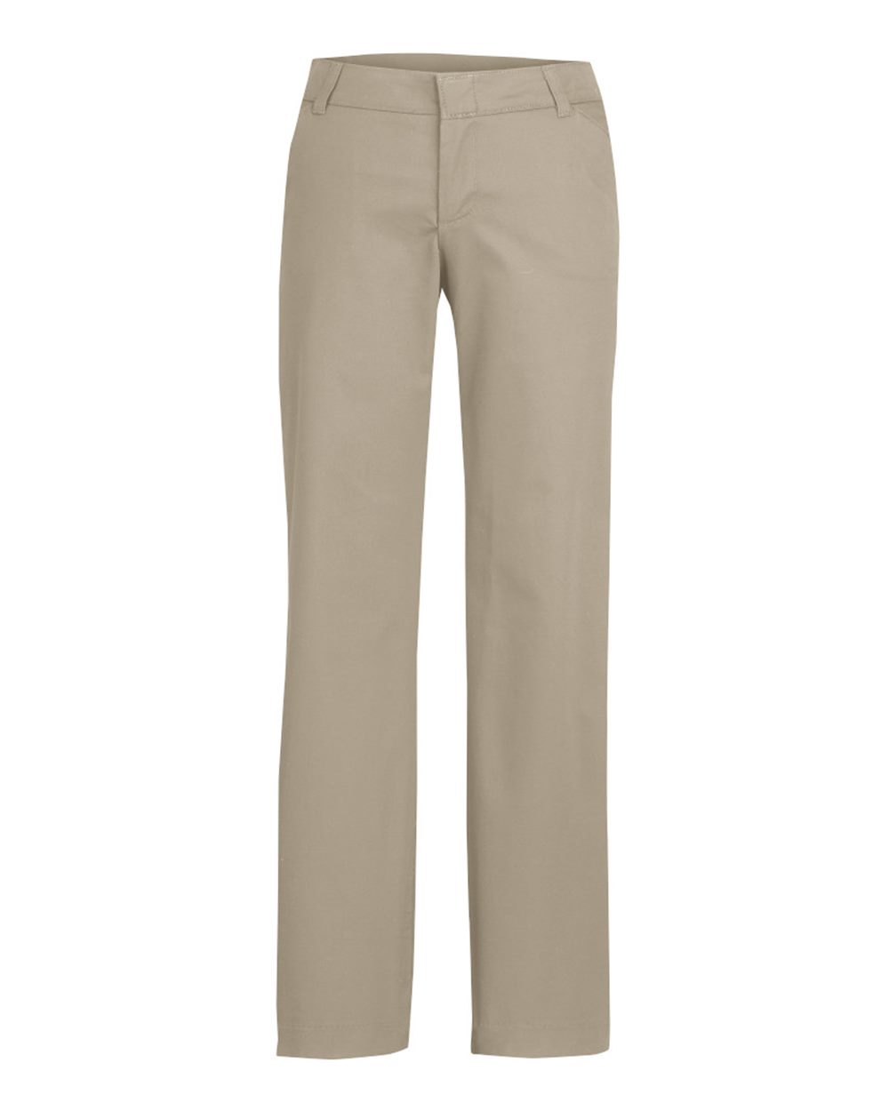Front View of Desert Sand - 34I Women's Stretch Twill Pants - FP31