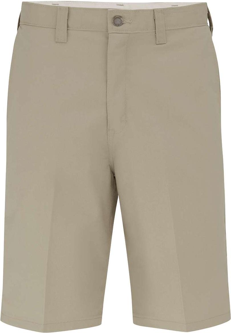 Front View of Desert Sand Premium Industrial Multi-Use Pocket Shorts - Extended Sizes - LR62EXT