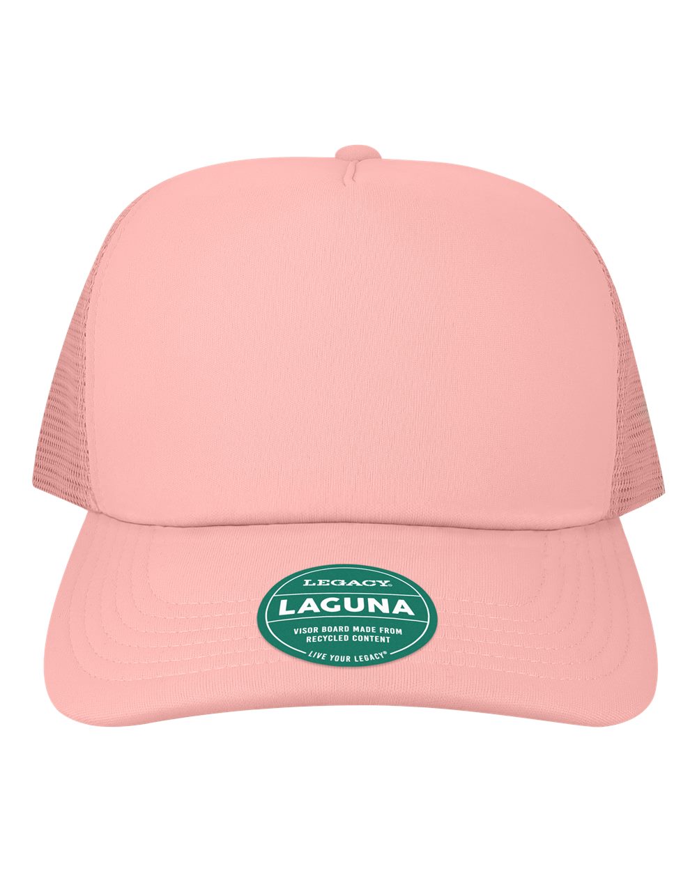 Front View of Dusty Rose Laguna Cap - LTA