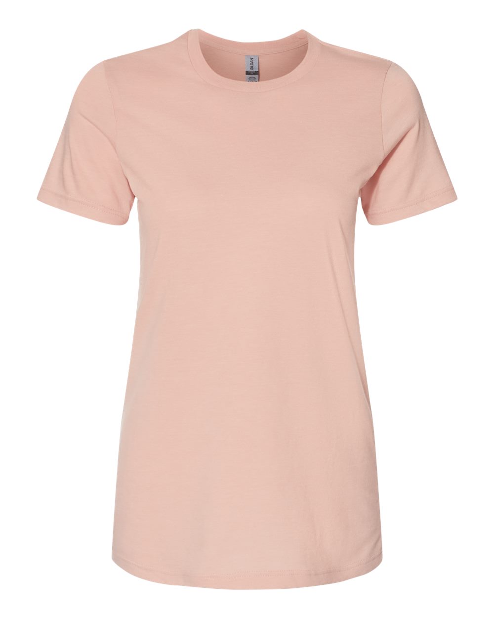 Front View of Dusty Rose Softstyle® Women's CVC T-Shirt - 64001LCVC