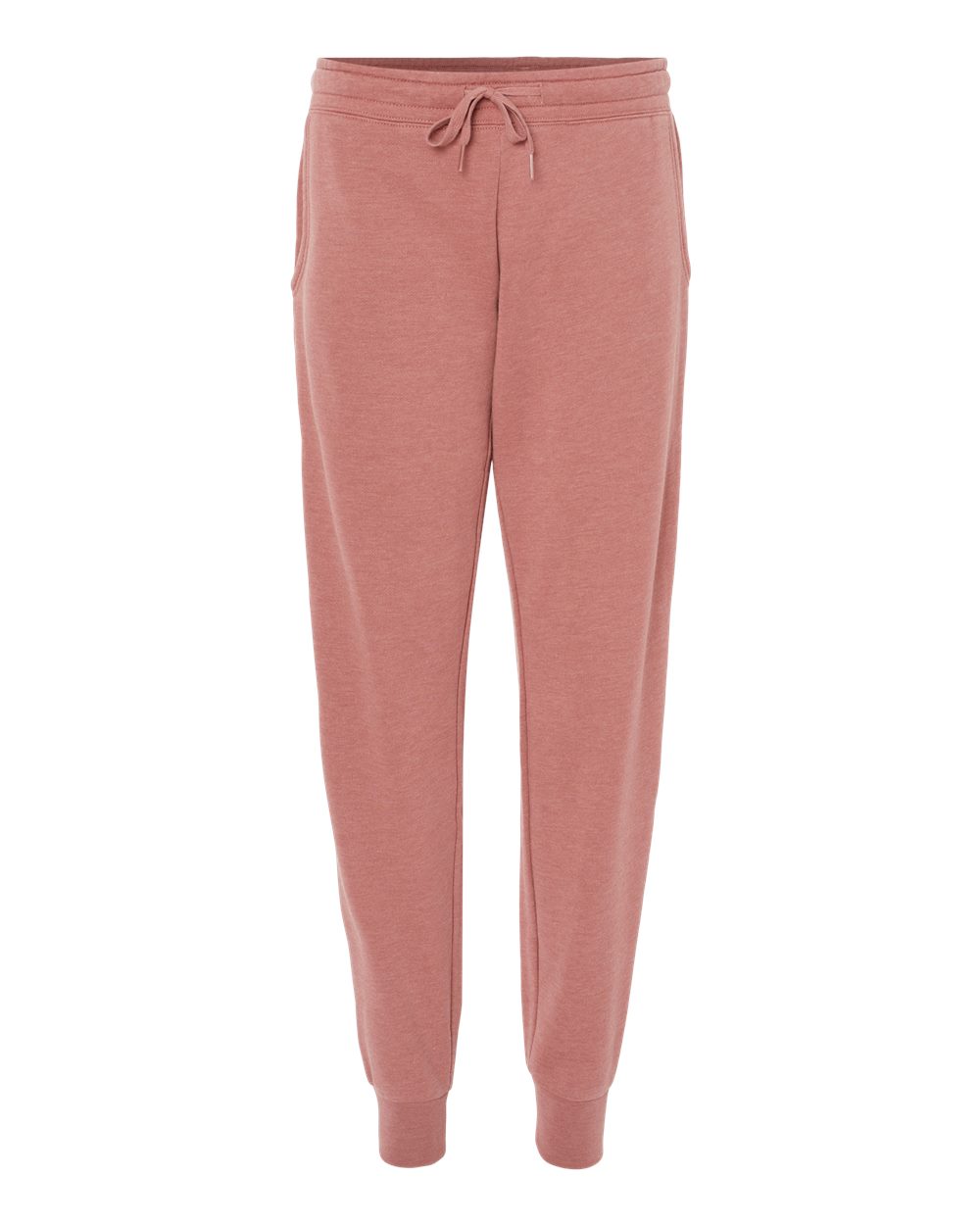 Front View of Dusty Rose Women's California Wave Wash Sweatpants - PRM20PNT