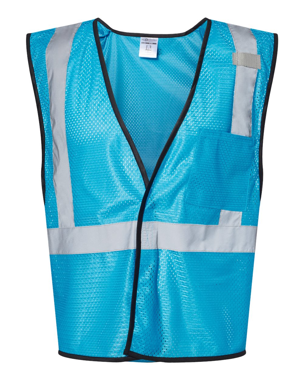 Front View of Electric Blue - B130 EV Series® Enhanced Visibility Non-ANSI Vest - B120-131