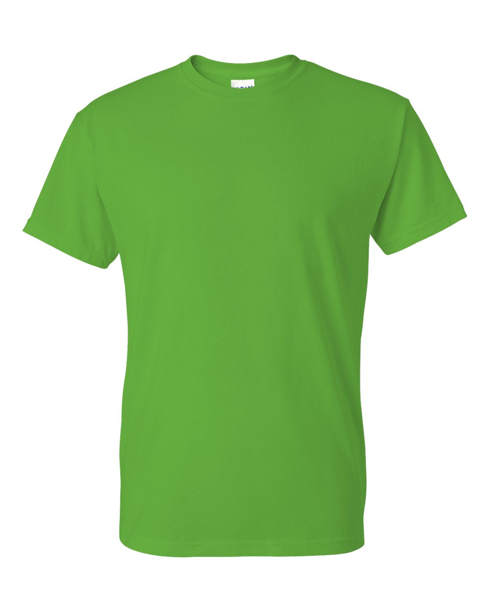 Front View of Electric Green DryBlend® T-Shirt - 8000