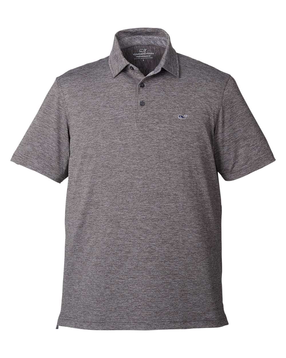 Front View of Evening Sky Destin Stripe Sankaty Polo - G011146