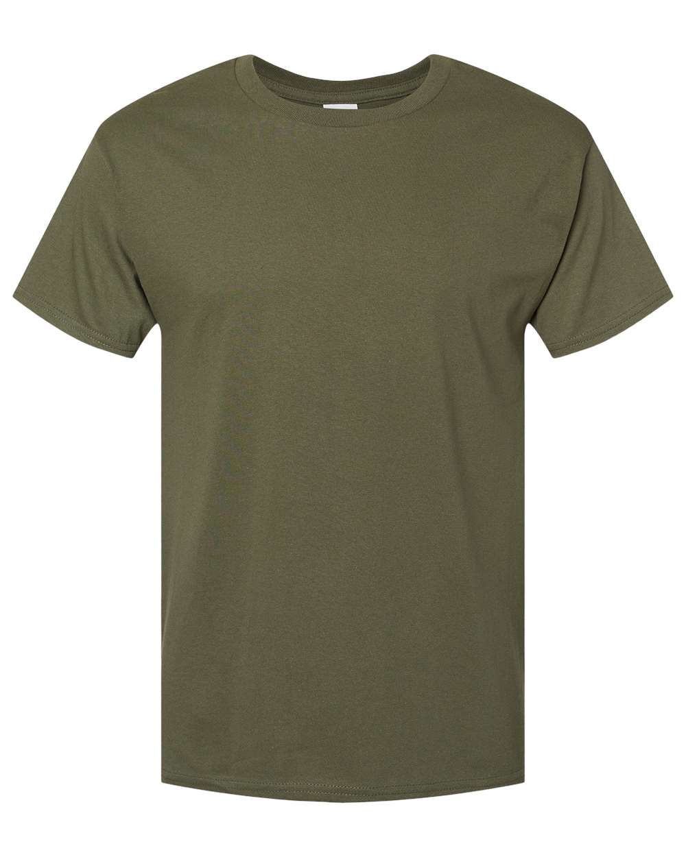 Front View of Fatigue Green Essential-T T-Shirt - 5280