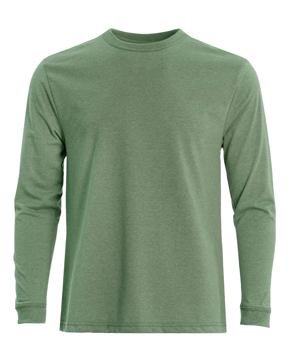 Front View of Fern Eco Long Sleeve T-Shirt - EC102