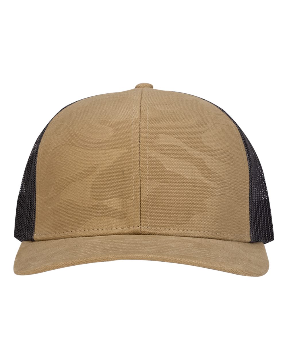 Front View of Field Khaki Honor Flag Cap - 3372