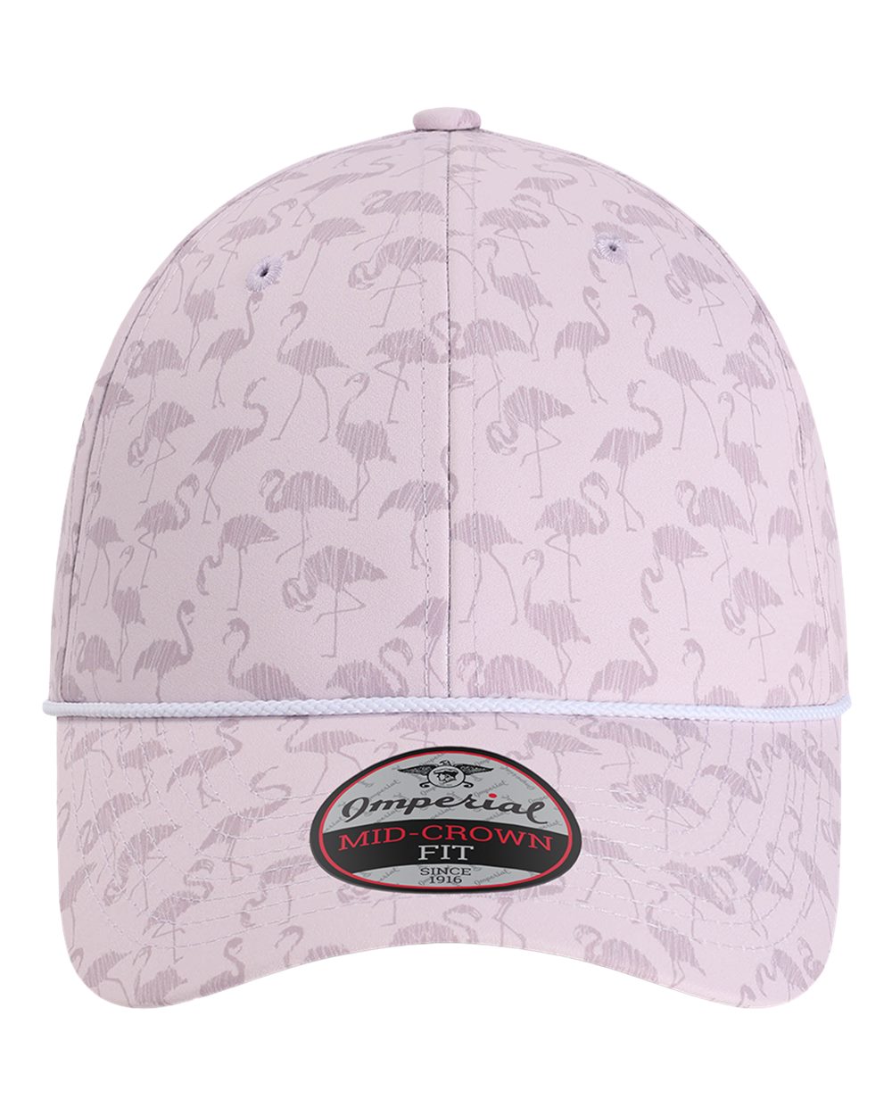 Front View of Flamingos Pink The Outtasite Cap - 5058