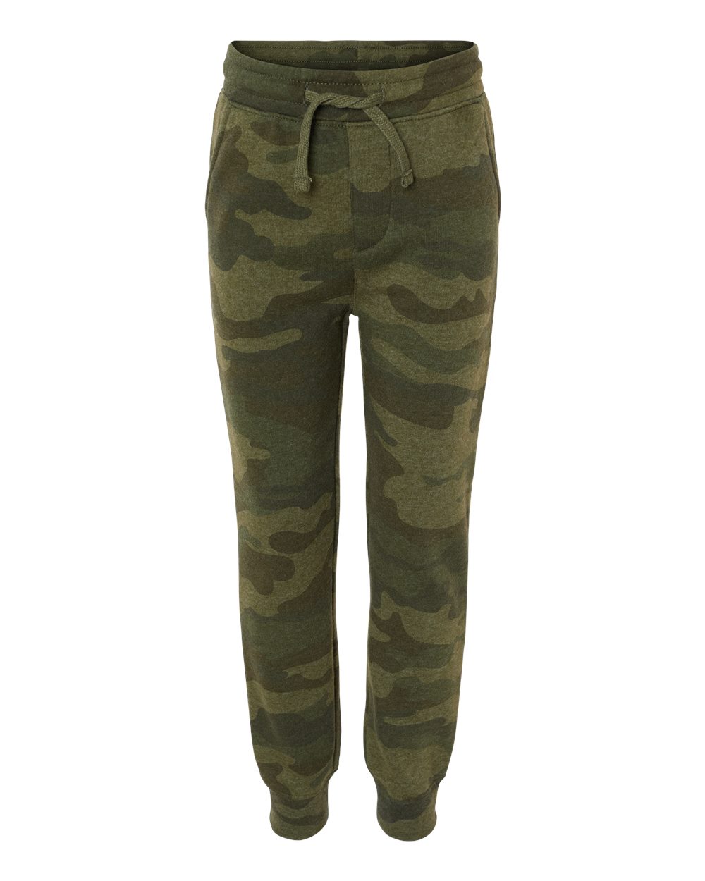 Front View of Forest Camo Heather Toddler Lightweight Special Blend Sweatpants - PRM11PNT