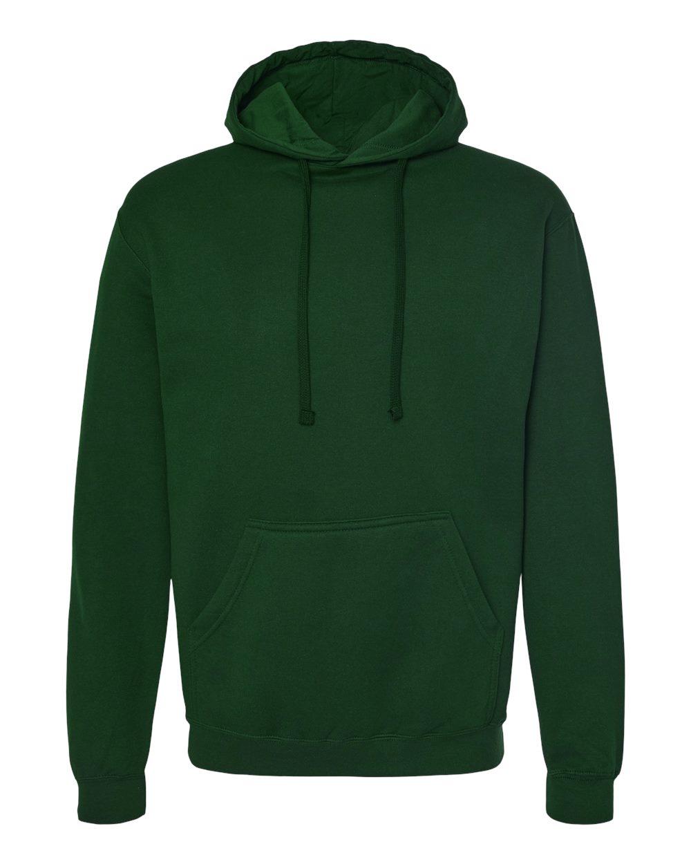 Front View of Forest Fleece Hooded Sweatshirt - 320