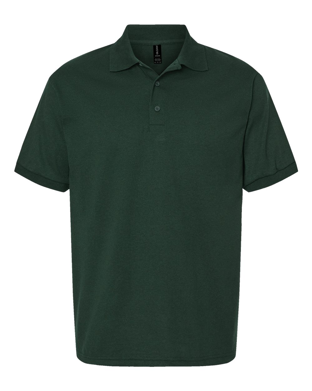 Front View of Forest Green DryBlend® Jersey Polo - 8800