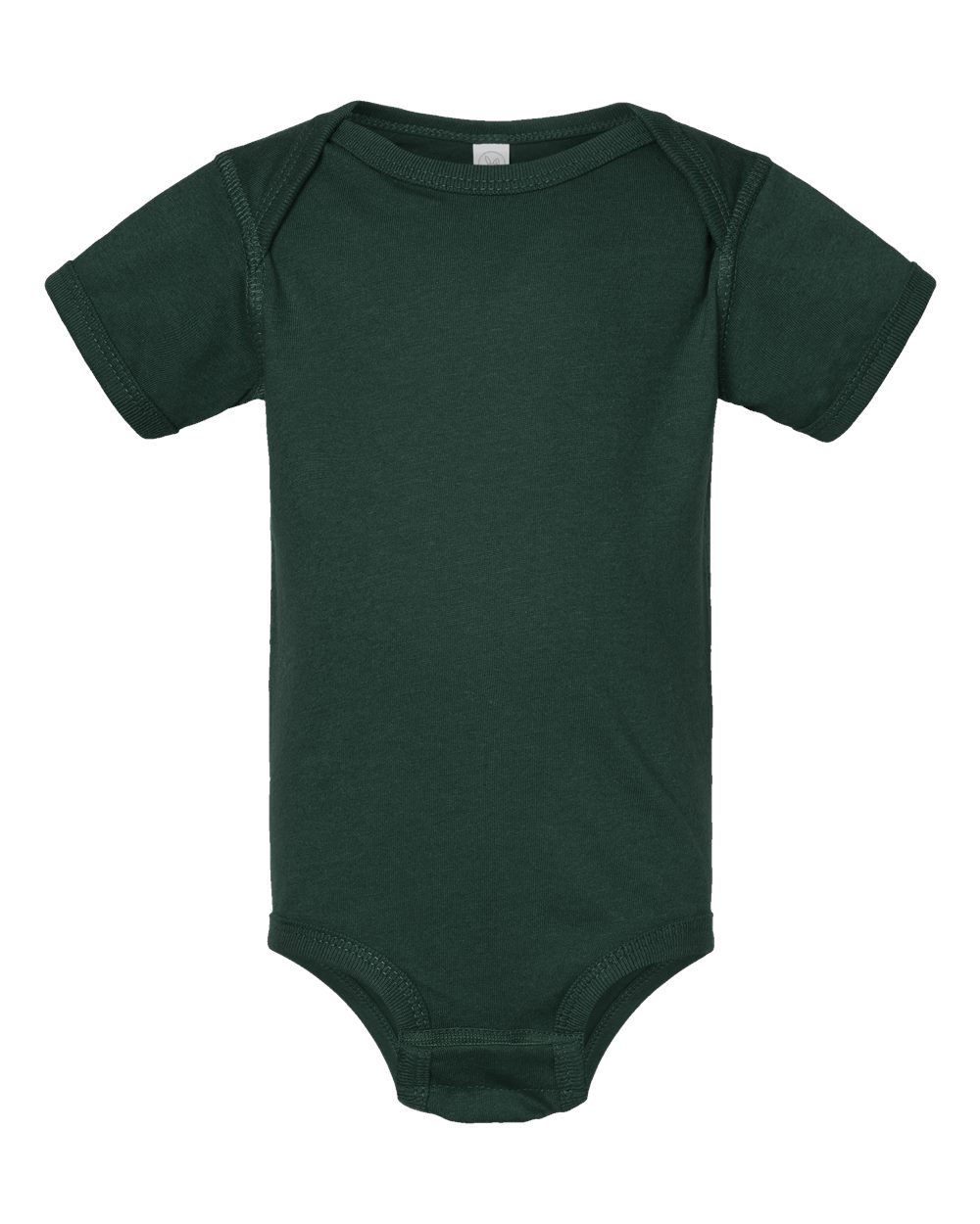 Front View of Forest Infant Fine Jersey Bodysuit - 4424