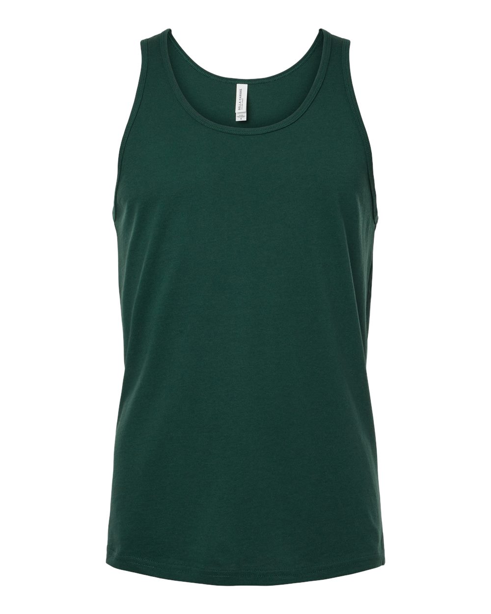 Front View of Forest Jersey Tank - 3480
