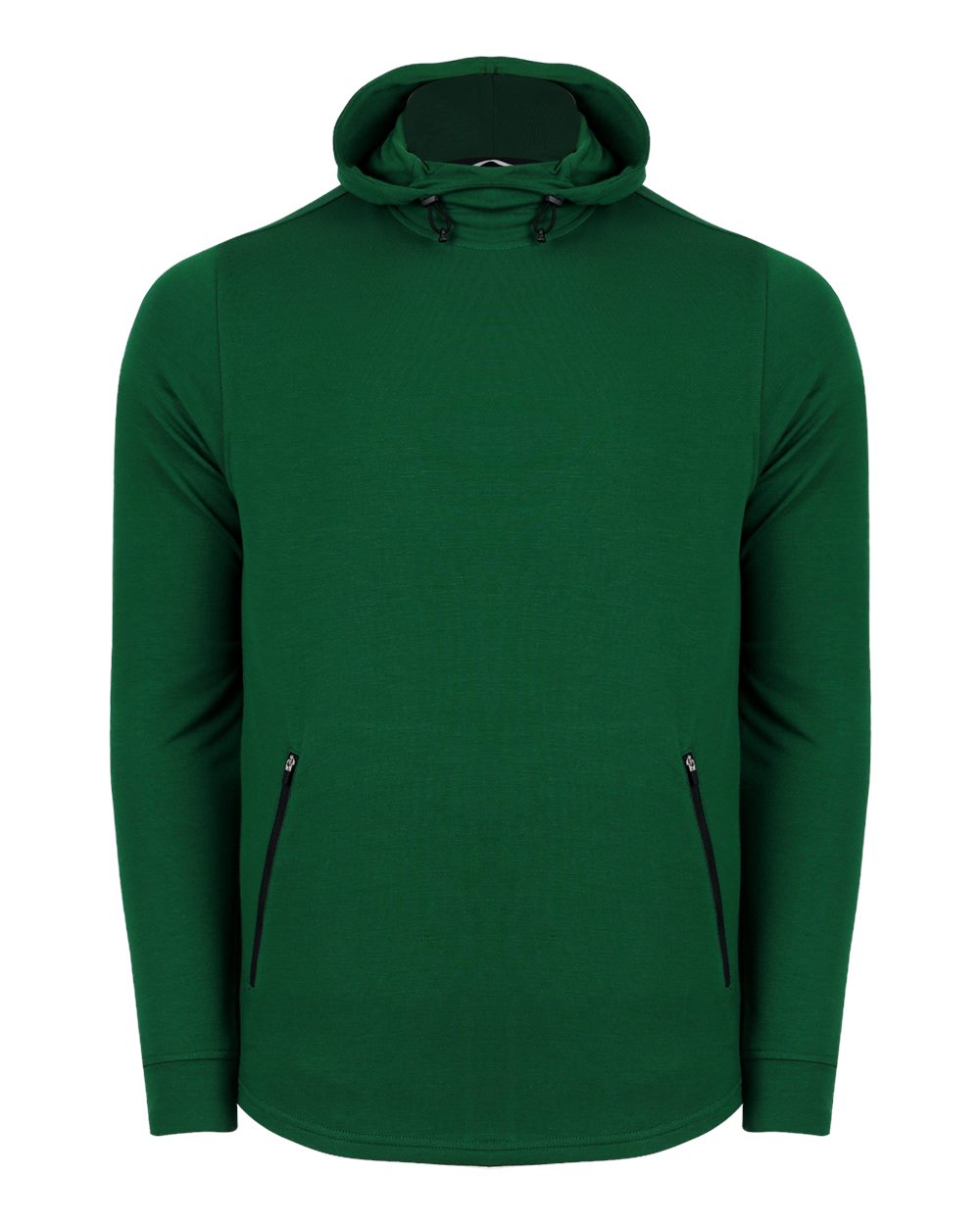 Front View of Forest Men's Jack Hooded Sweatshirt - SWJA600