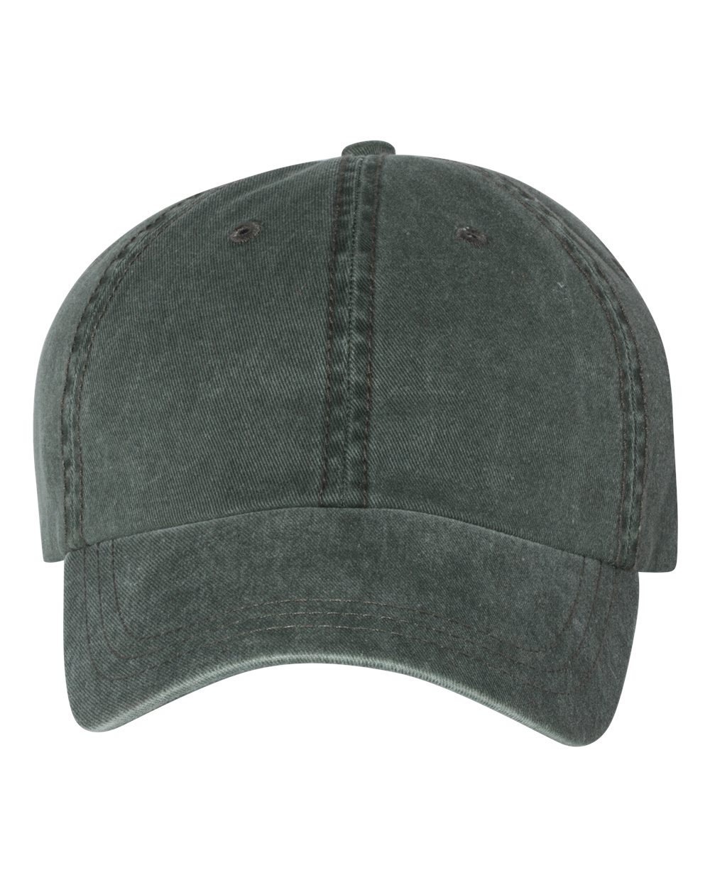 Front View of Forest Pigment-Dyed Cap - SP500