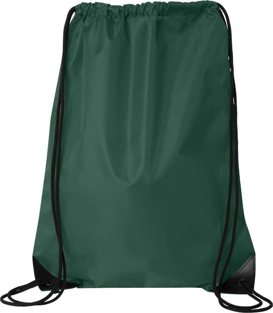 Front View of Forest Value Drawstring Backpack - 8886