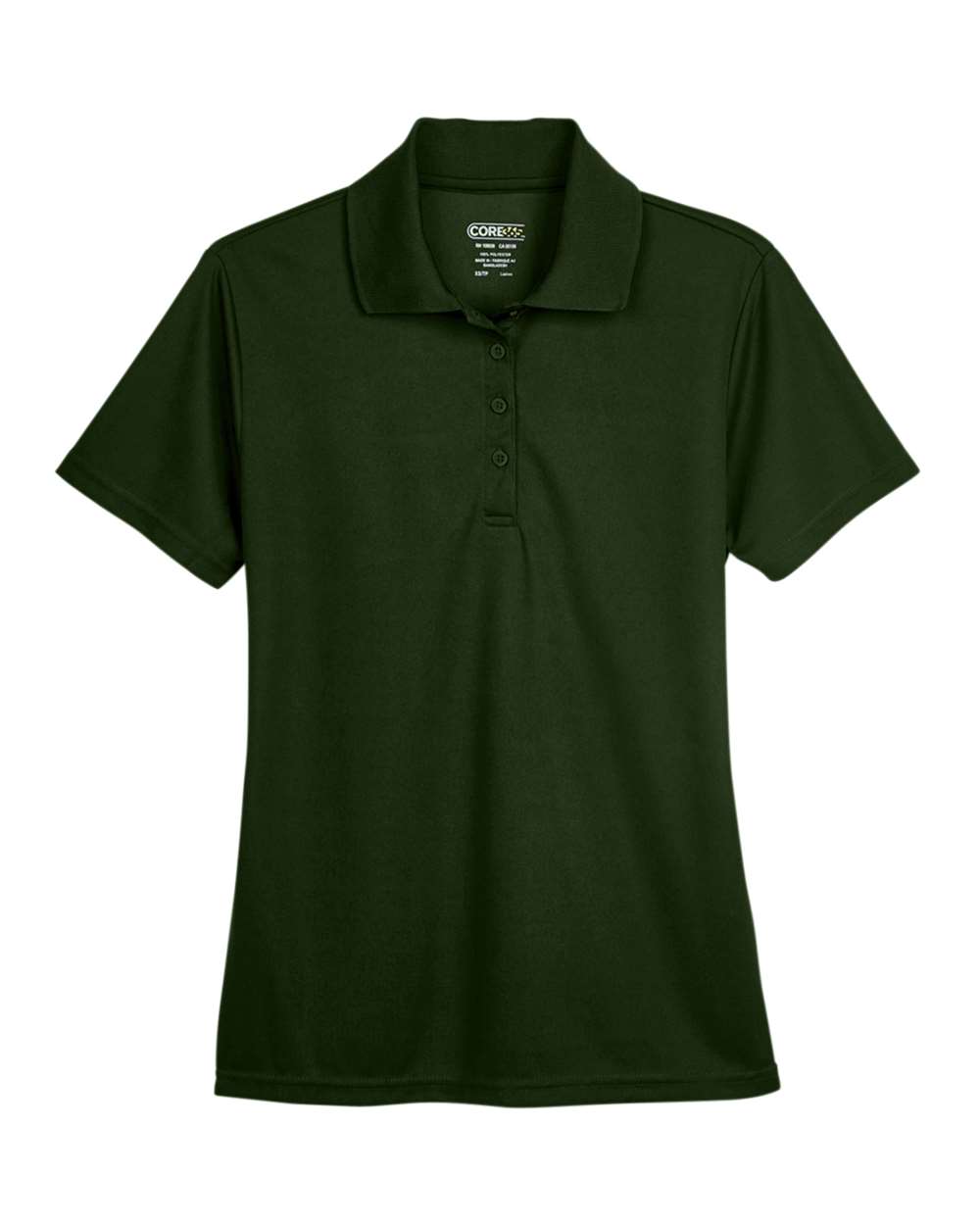 Front View of Forest Women's Origin Performance Piqué Polo - 78181