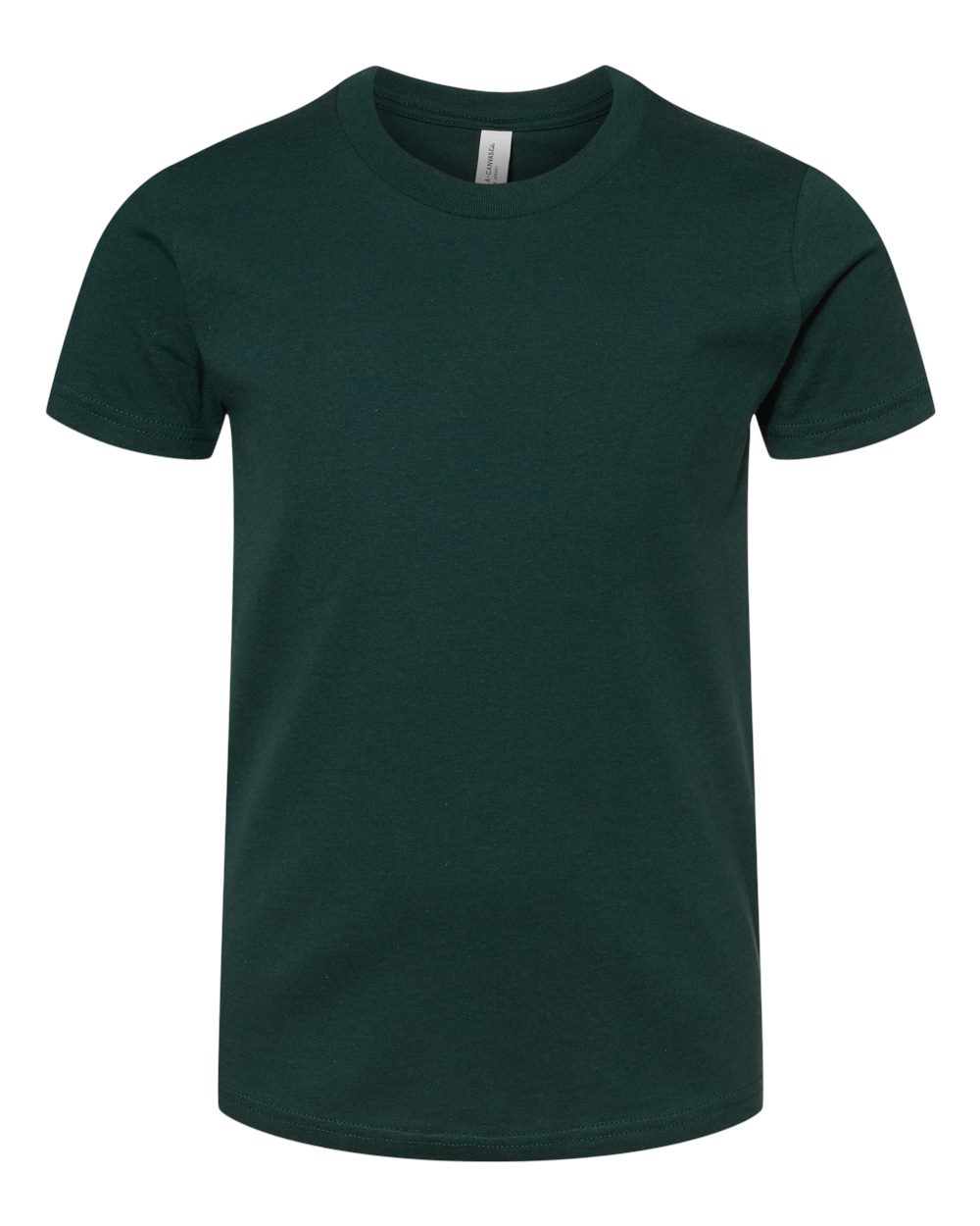 Front View of Forest Youth Jersey Tee - 3001Y