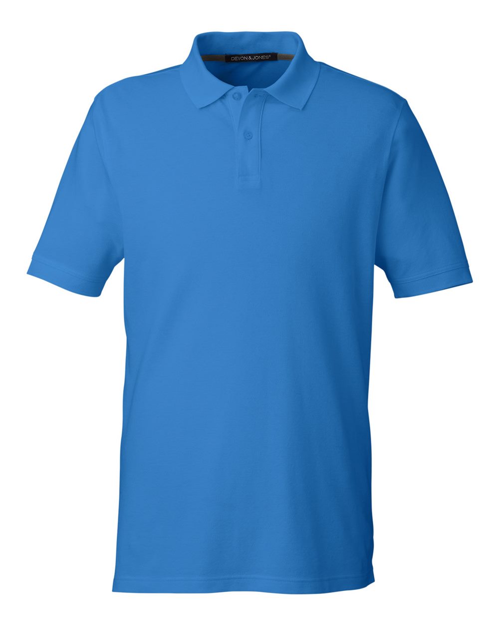 Front View of French Blue Men's New Classics® Performance Polo - DG100