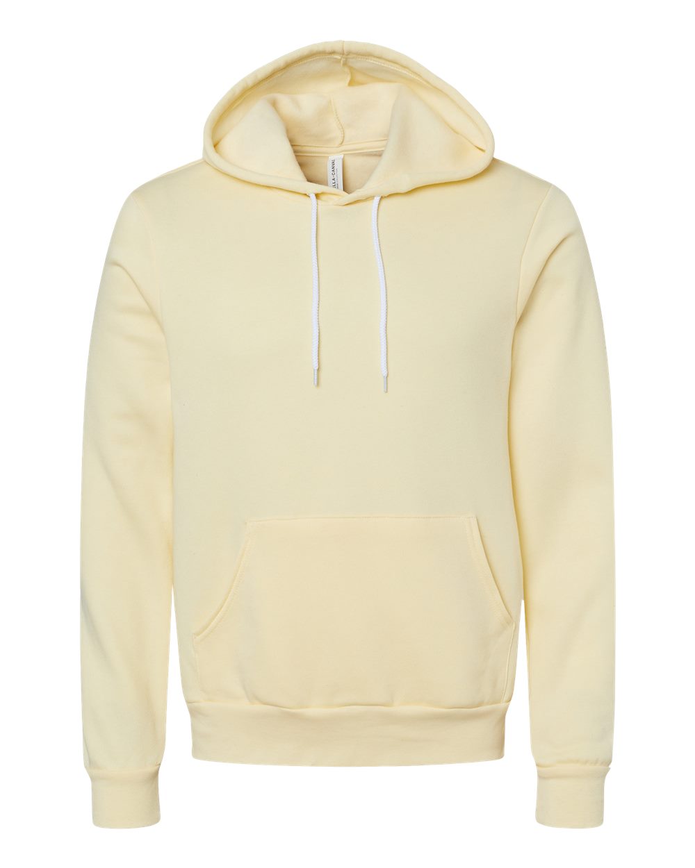 Front View of French Vanilla Sponge Fleece Hoodie - 3719