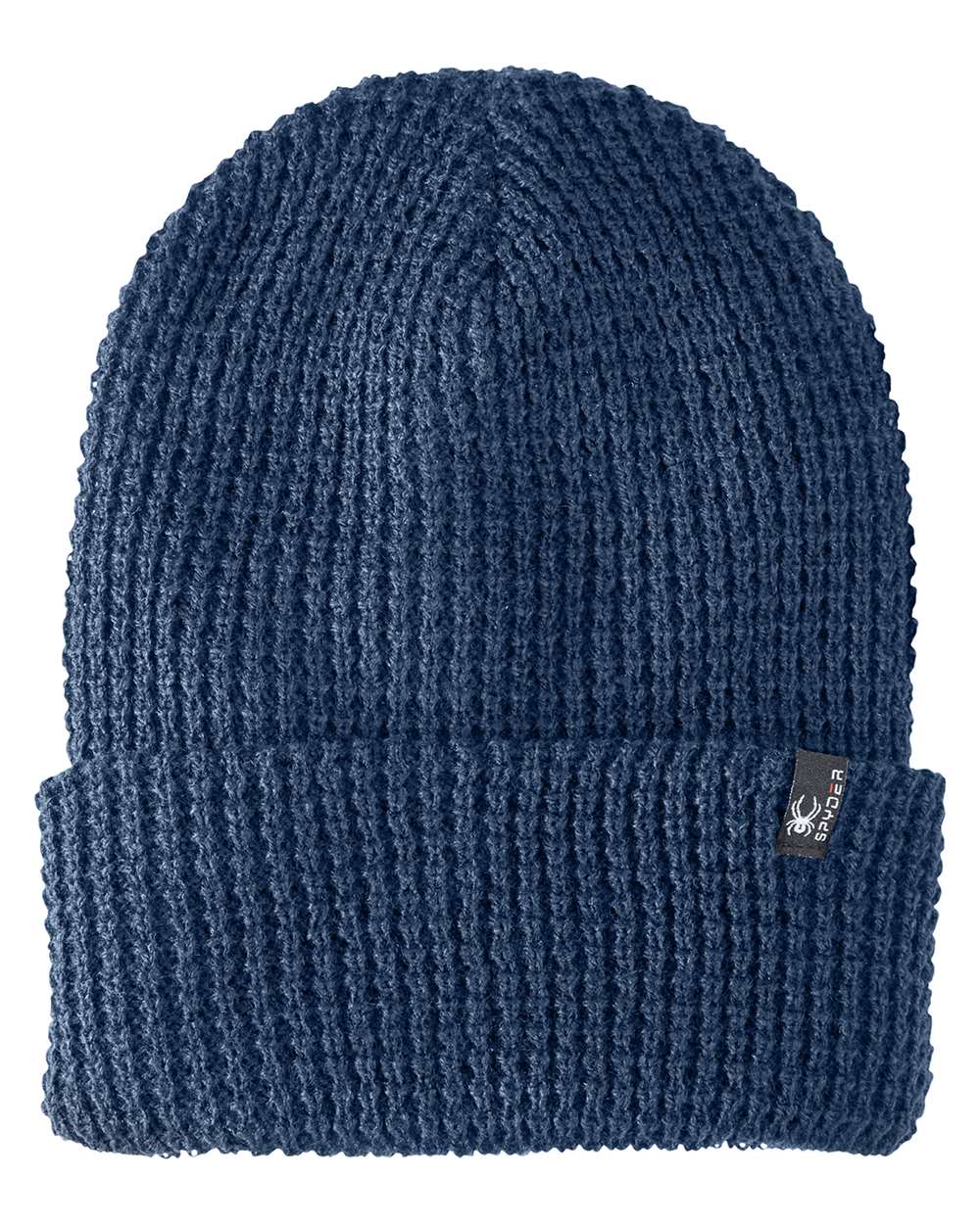 Front View of Frontier Melange Vertex Knit Beanie - SH16724