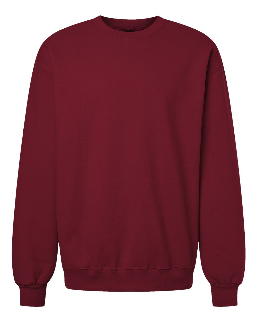 Front View of Garnet Hammer™ Maxweight Crewneck Sweatshirt - 19000