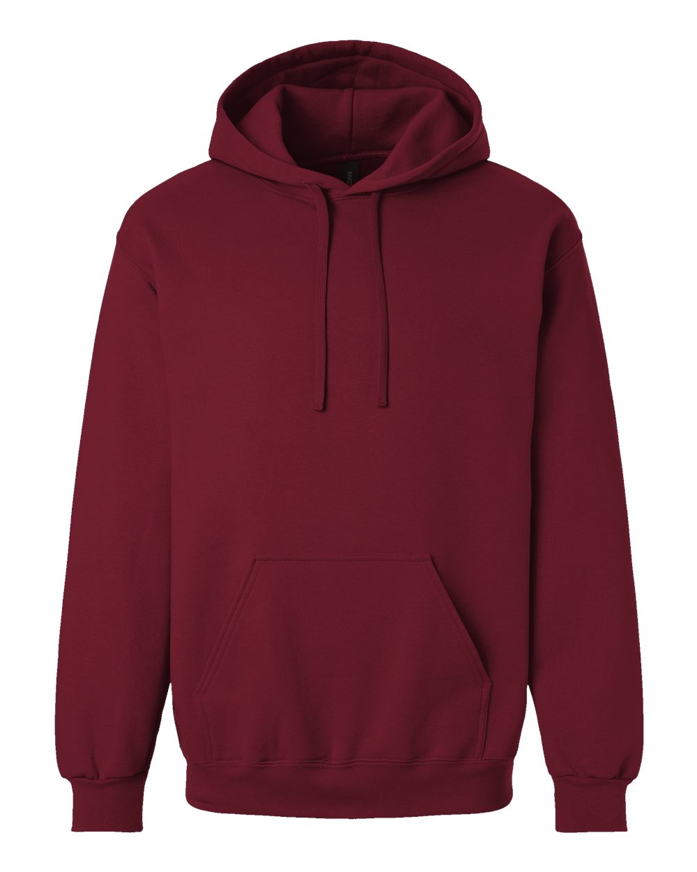 Front View of Garnet Hammer™ Maxweight Hooded Sweatshirt - 19500